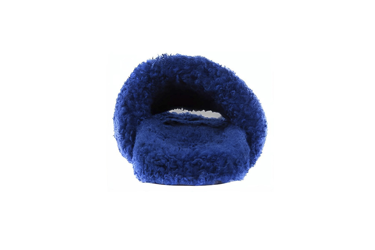 Balenciaga Furry Slide Blue 654747W2DO14096