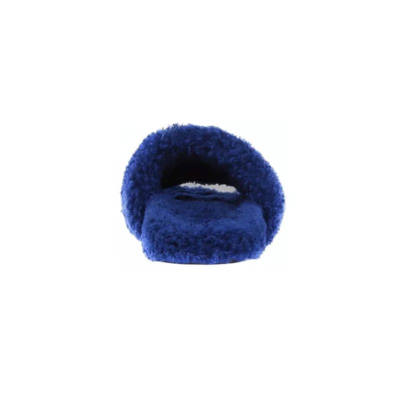  Balenciaga Furry Slide Blue 654747W2DO14096