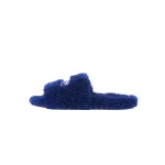  Balenciaga Furry Slide Blue 654747W2DO14096