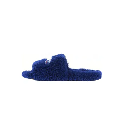  Balenciaga Furry Slide Blue 654747W2DO14096 01
