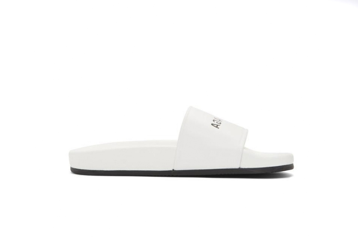 Balenciaga Pool Slide White 565826 W1S80 9034