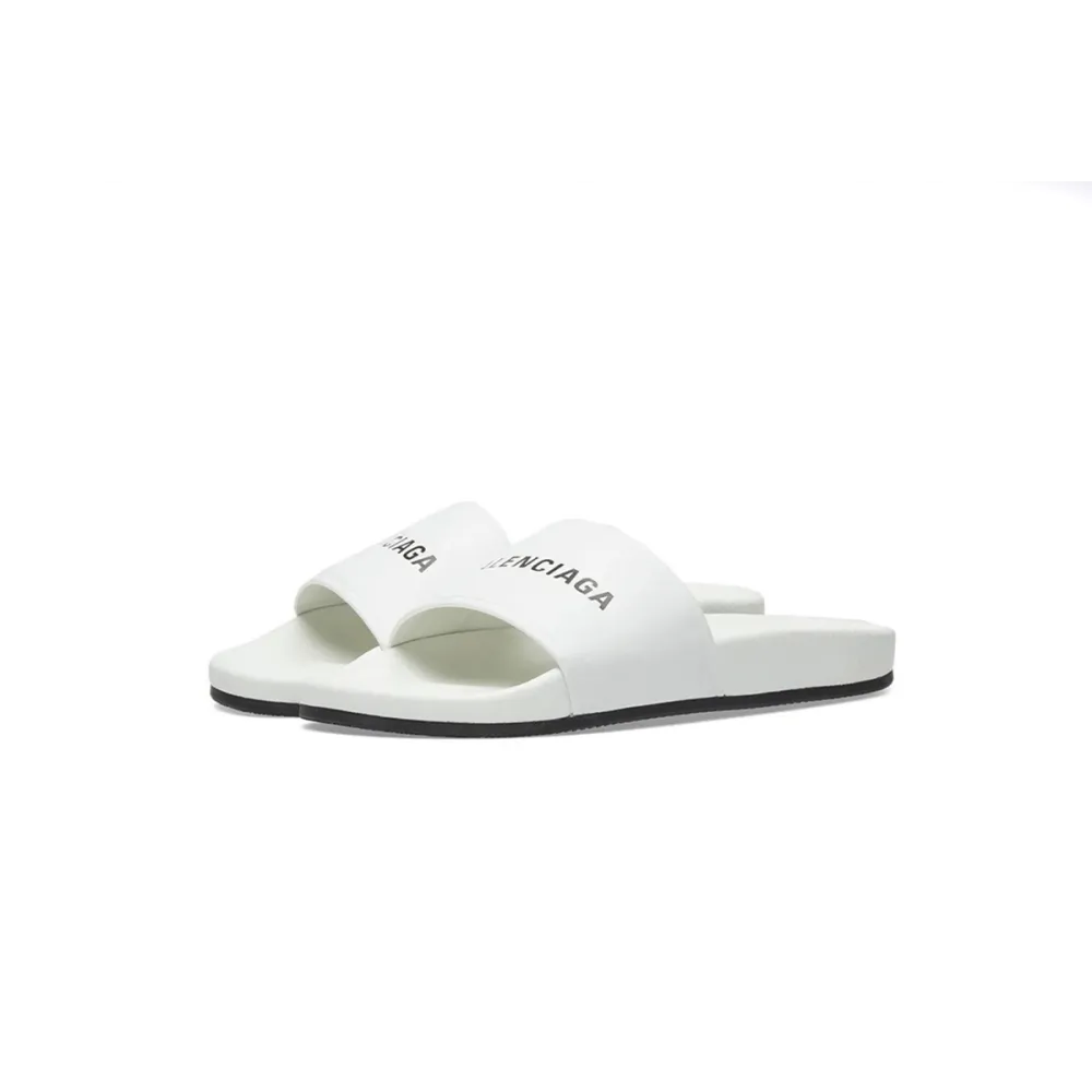  Balenciaga Pool Slide White 565826 W1S80 9034