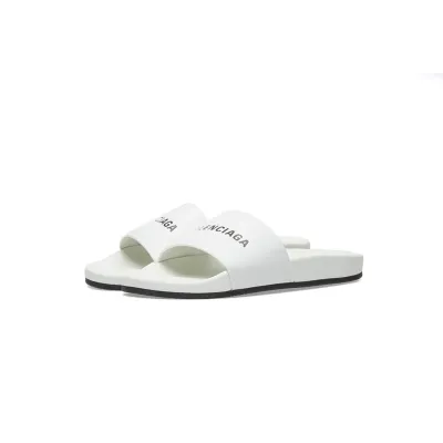  Balenciaga Pool Slide White 565826 W1S80 9034 02