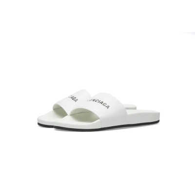  Balenciaga Pool Slide White 565826 W1S80 9034 02
