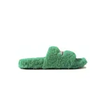 Balenciaga Furry Slide Green 654261W2DO13060