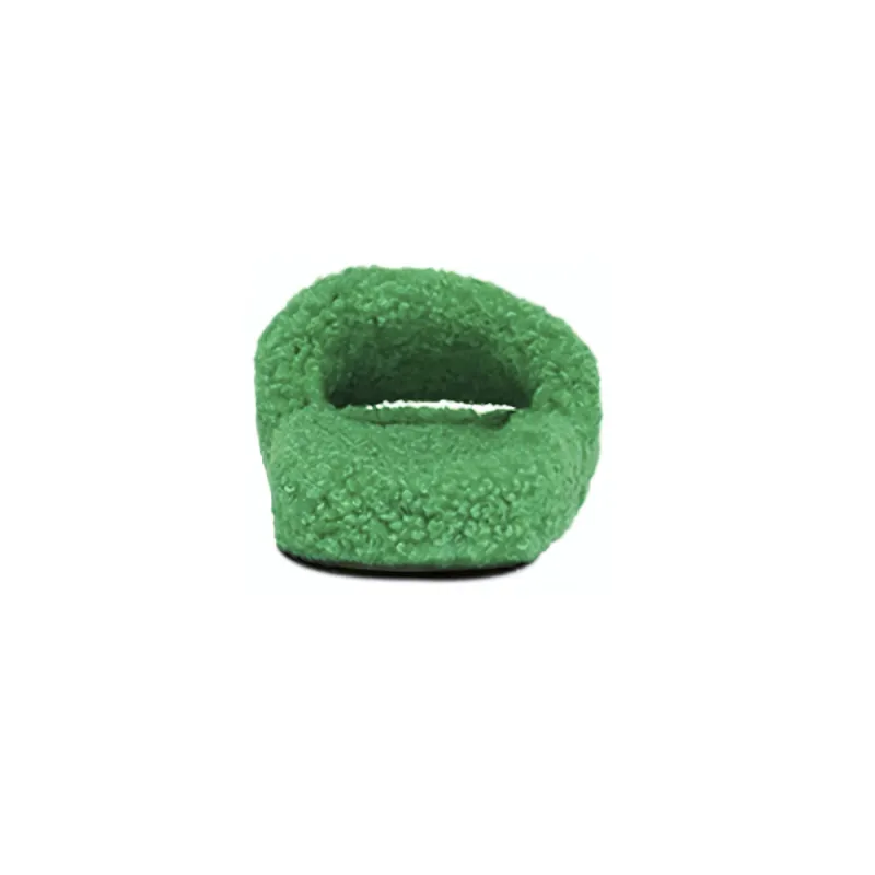 Balenciaga Furry Slide Green 654261W2DO13060