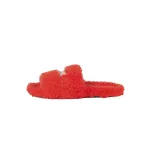Balenciaga Furry Slide Red White 654261W2DO16596