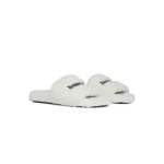 Balenciaga Furry Slide White 654261W2DO19906