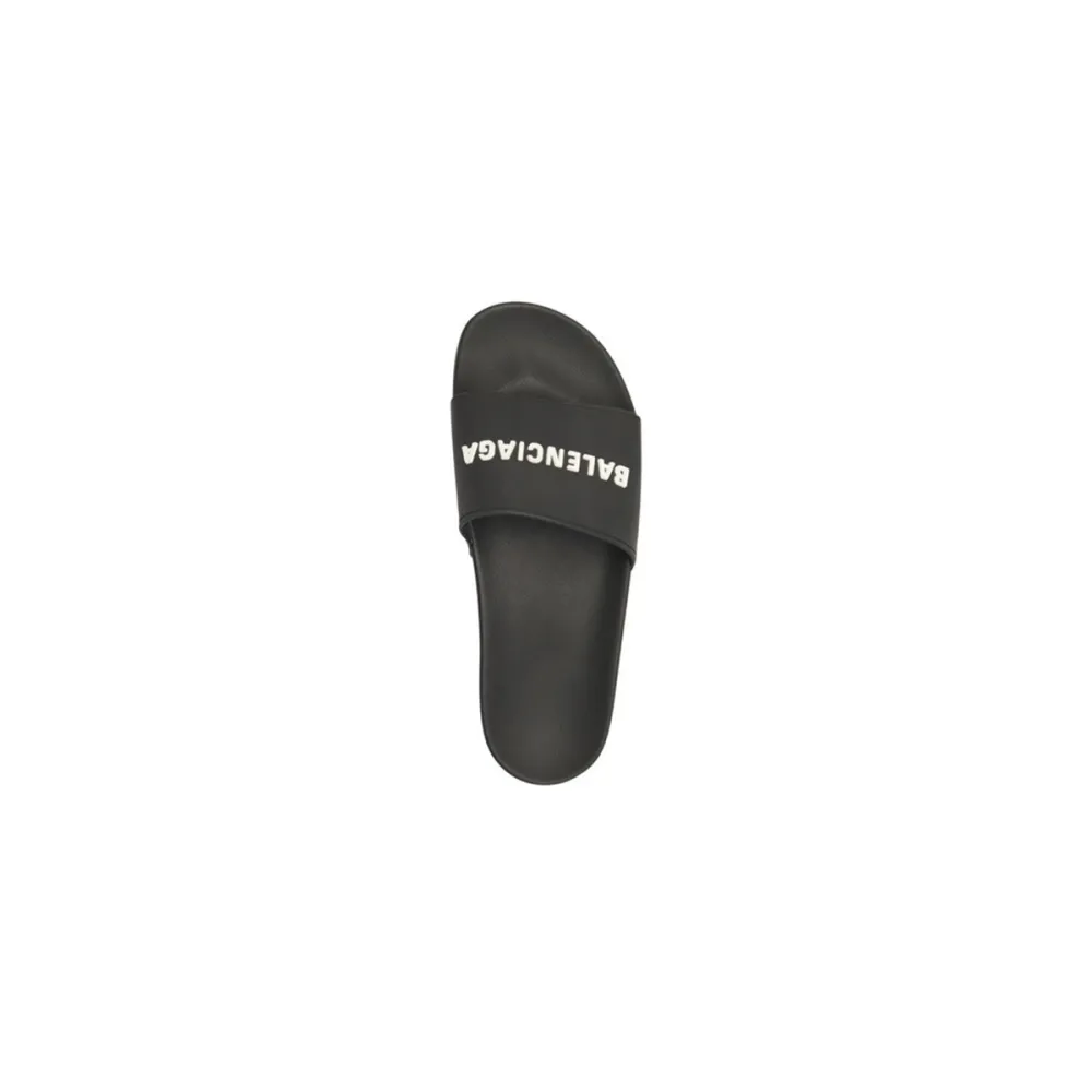 Balenciaga Pool Slide Black White 565547W1S801006