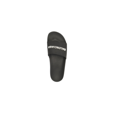Balenciaga Pool Slide Black White 565547W1S801006 02