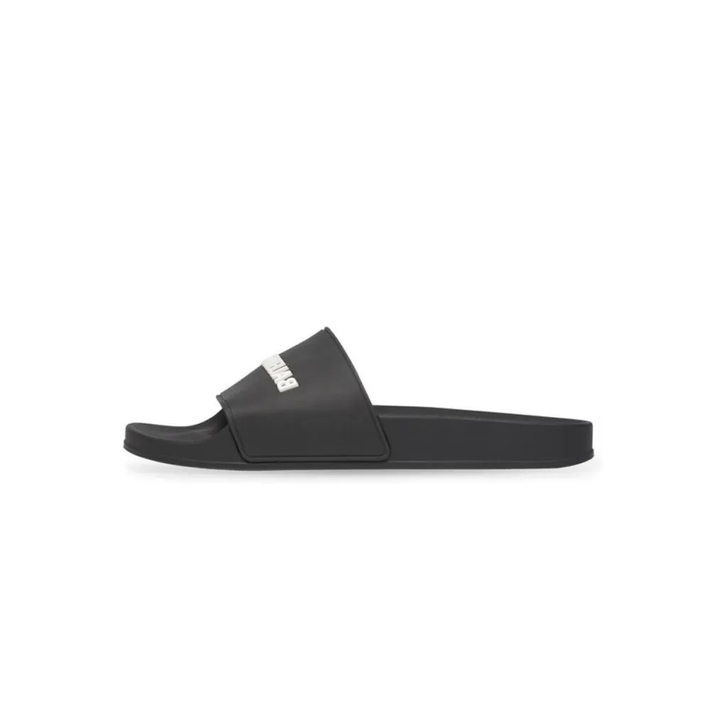 Balenciaga Pool Slide Black White 565547W1S801006