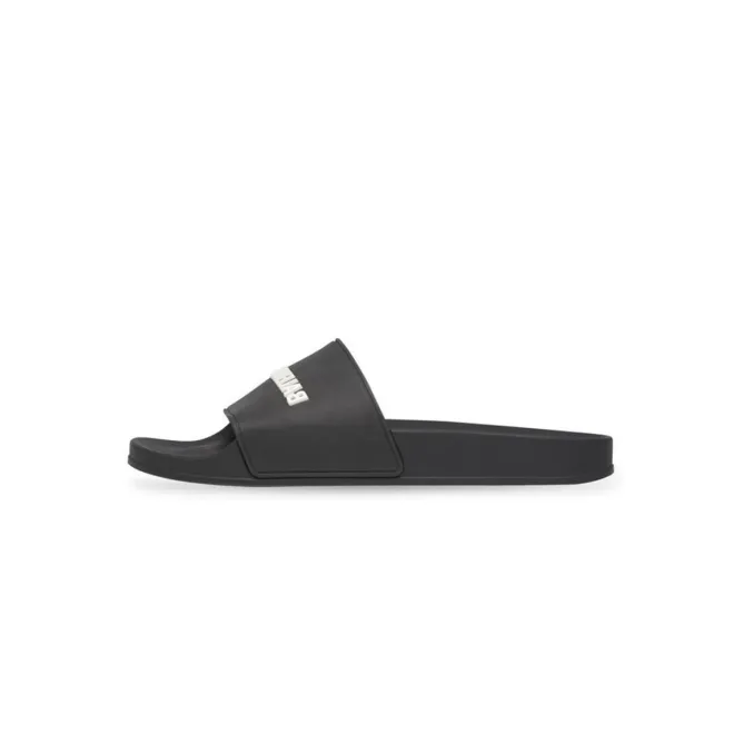 Balenciaga Pool Slide Black White 565547W1S801006