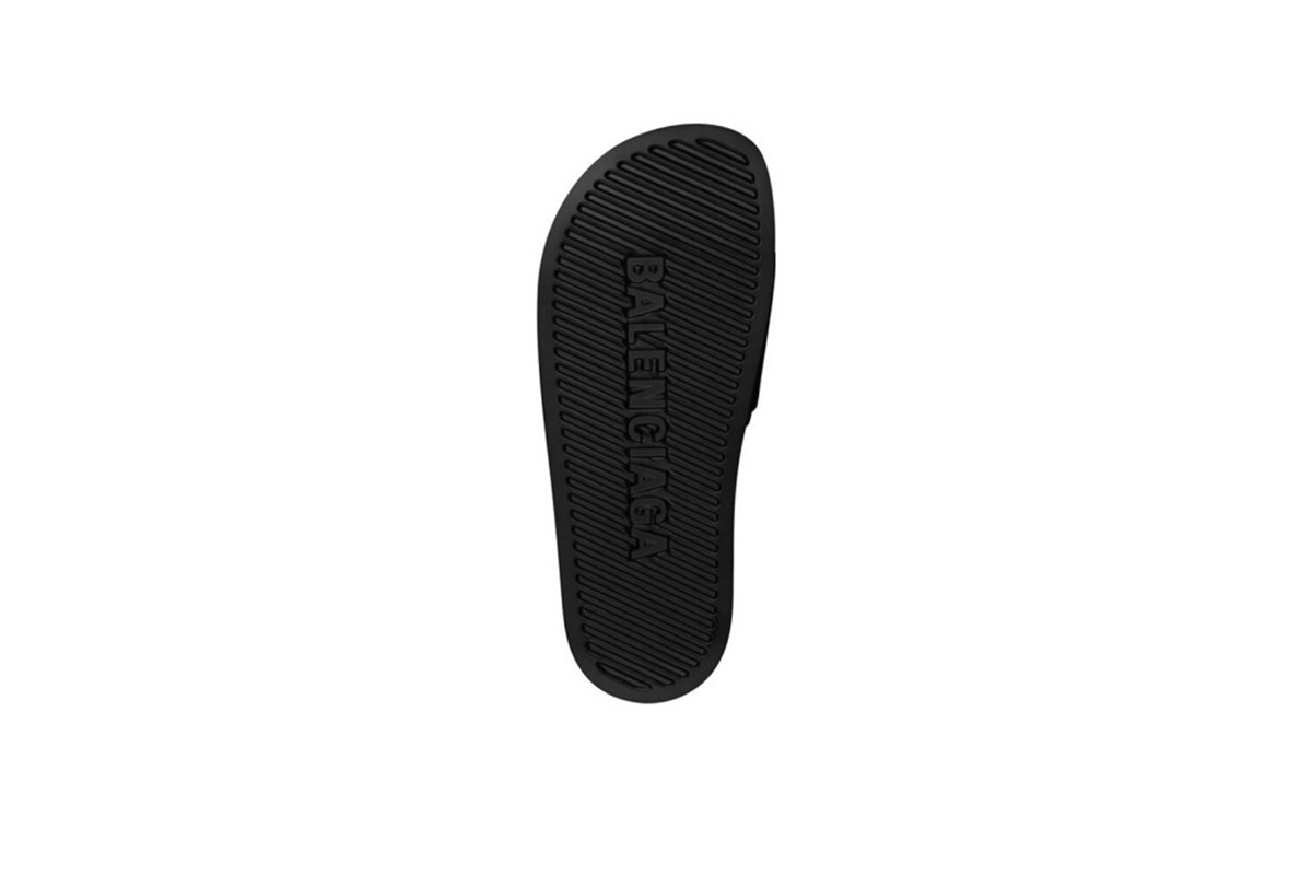 Balenciaga Pool Slide Black White 565547W1S801006