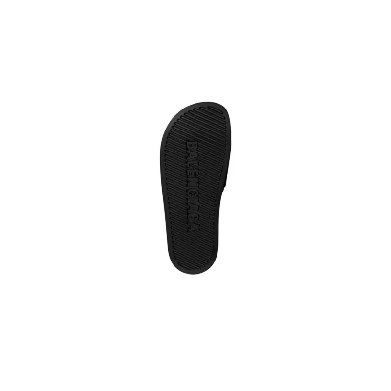 Balenciaga Pool Slide Black White 565547W1S801006