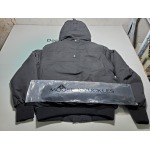  Moose Knuckles Original Ballistic Bomber Jacket Black Fur（NFC)