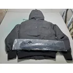  Moose Knuckles Original Ballistic Bomber Jacket Black Fur（NFC)