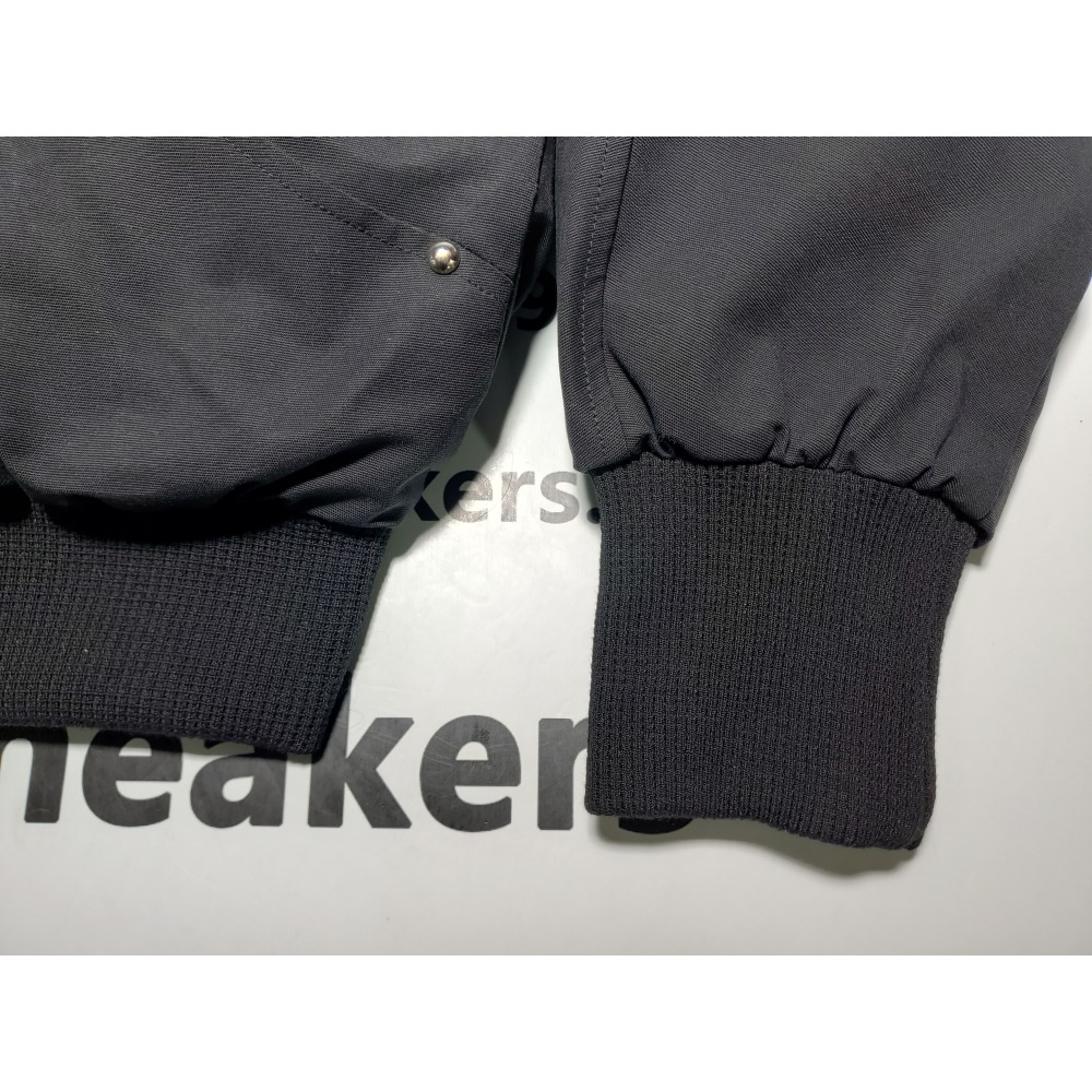  Moose Knuckles Original Ballistic Bomber Jacket Black Fur（NFC)