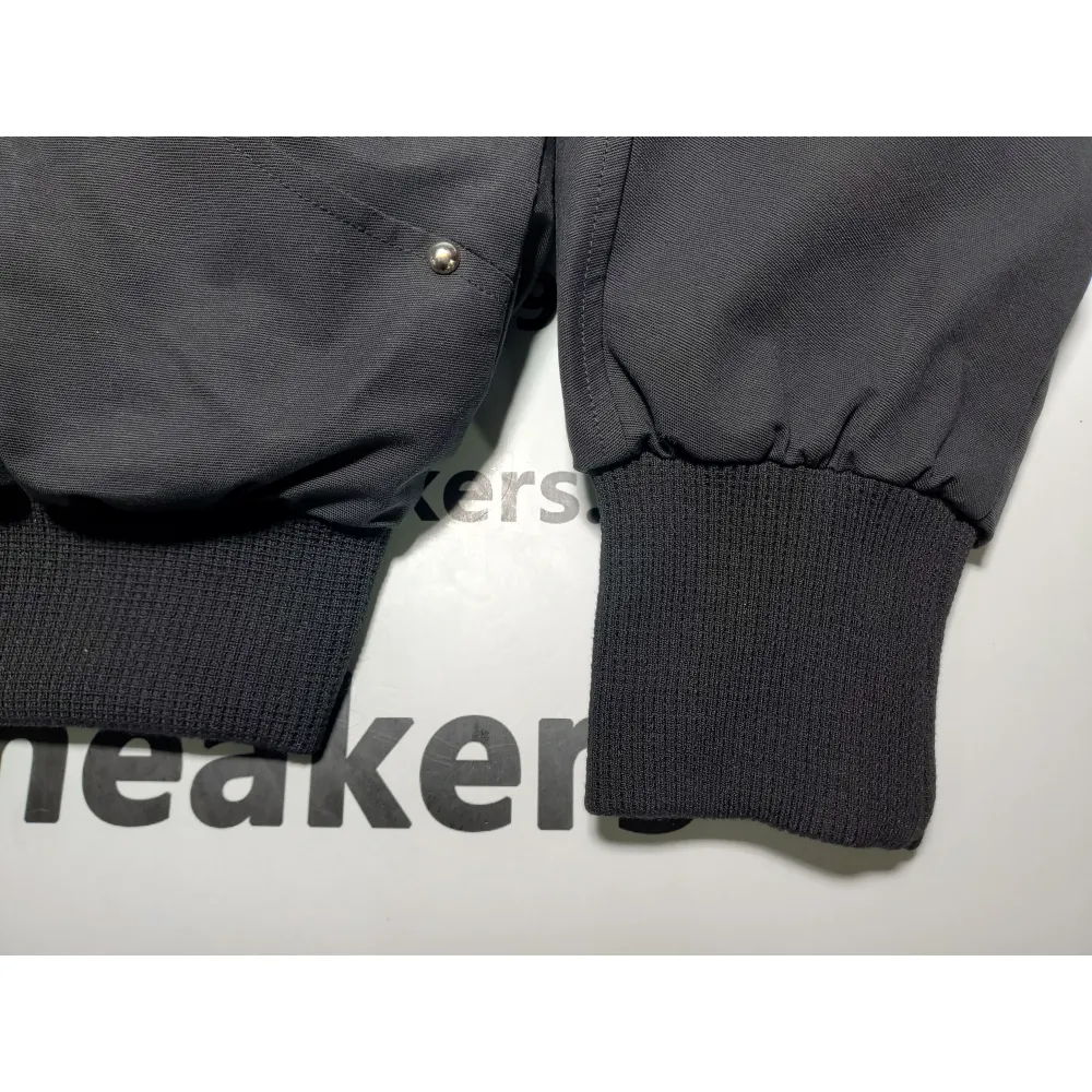  Moose Knuckles Original Ballistic Bomber Jacket Black Fur（NFC)