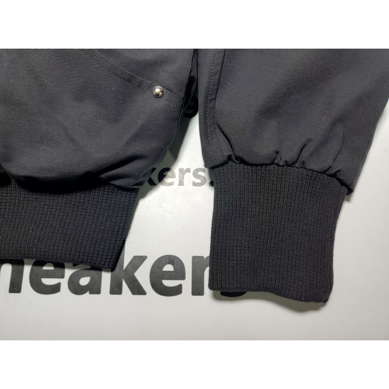 Moose Knuckles Original Ballistic Bomber Jacket Black Fur（NFC)