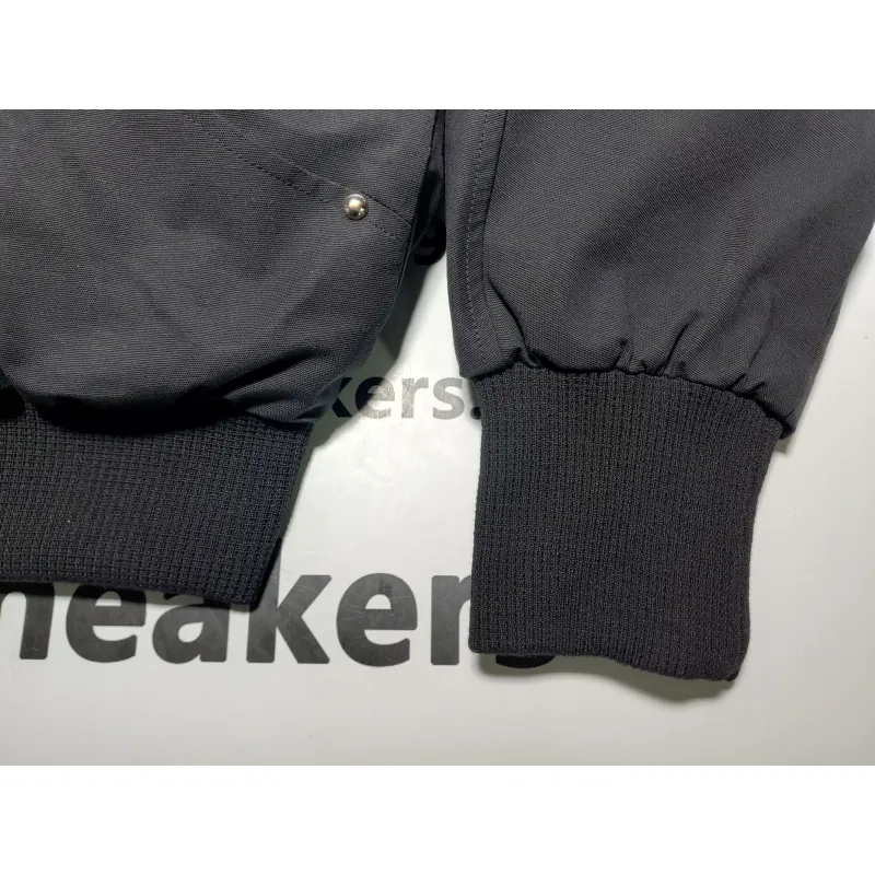  Moose Knuckles Original Ballistic Bomber Jacket Black Fur（NFC)