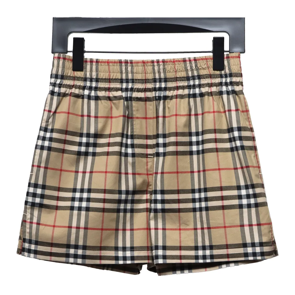 Burberry Classic Black Trimmed Webbing Check Shorts