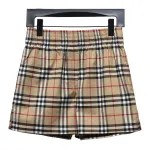 Burberry Classic Black Trimmed Webbing Check Shorts