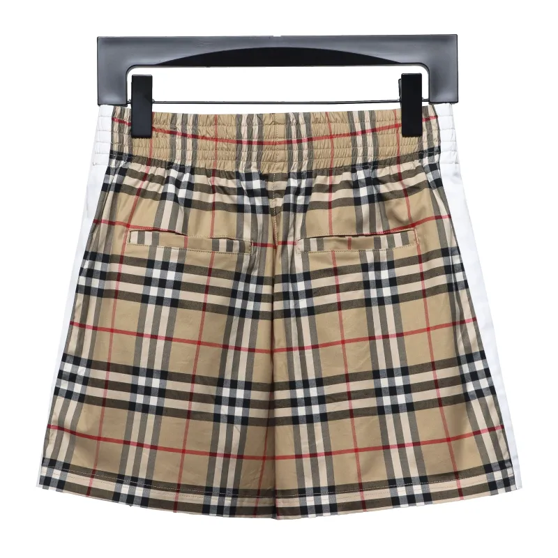 Burberry Classic Black Trimmed Webbing Check Shorts