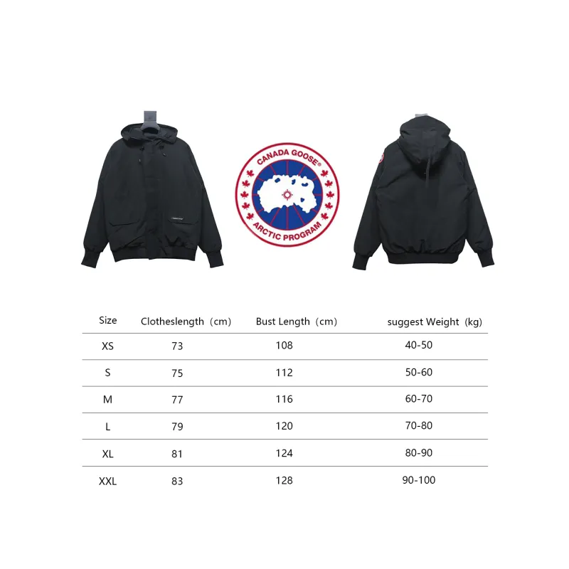 Canada Goose 01 Short Down Jacket Black