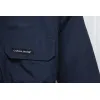 Canada Goose 01 Short Down Jacket Navy Blue