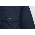 Canada Goose 01 Short Down Jacket Navy Blue