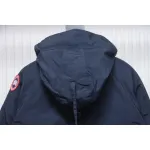 Canada Goose 01 Short Down Jacket Navy Blue