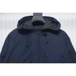 Canada Goose 01 Short Down Jacket Navy Blue