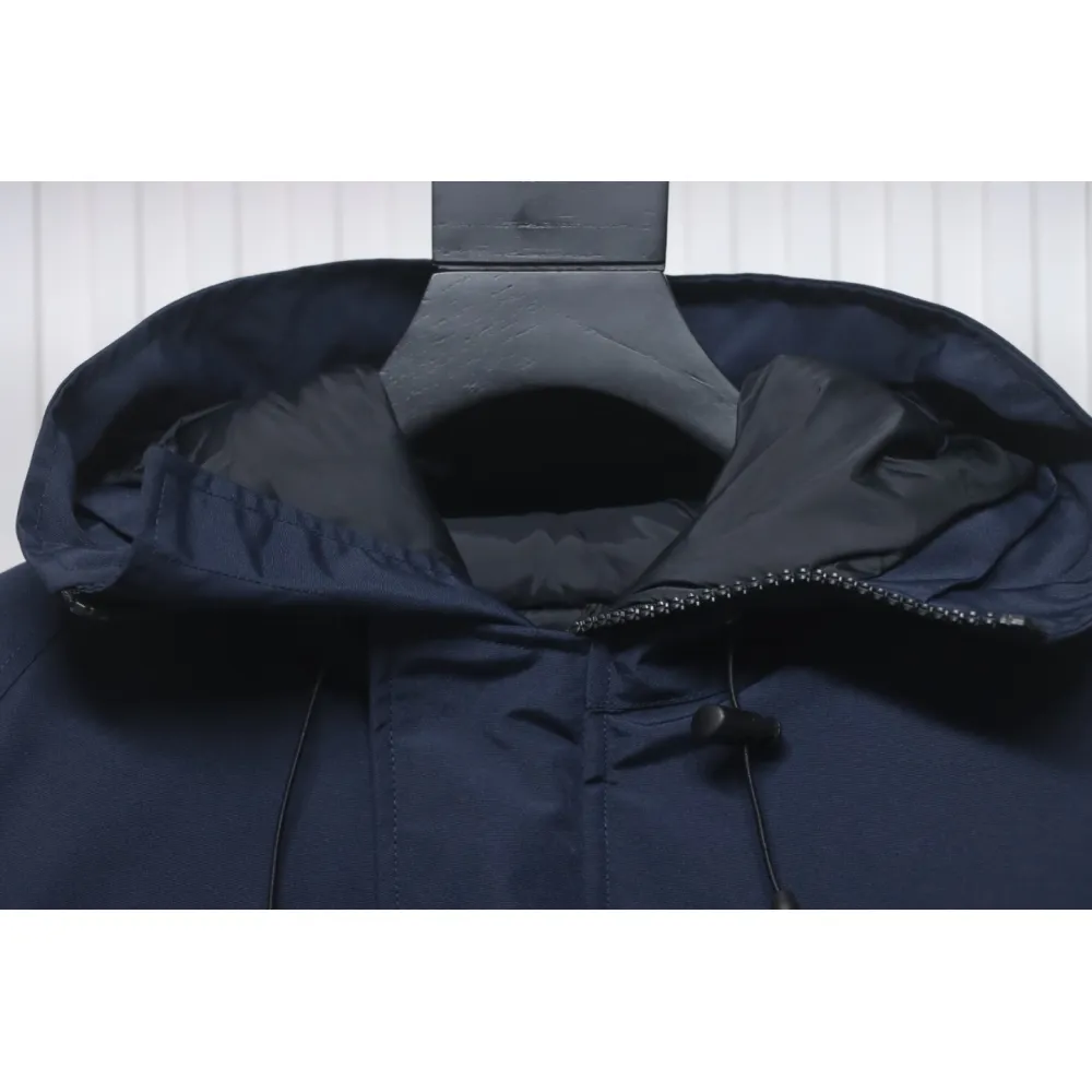 Canada Goose 01 Short Down Jacket Navy Blue