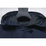 Canada Goose 01 Short Down Jacket Navy Blue