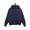 Canada Goose 01 Short Down Jacket Navy Blue