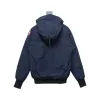 Canada Goose 01 Short Down Jacket Navy Blue