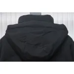 Canada Goose CG Cuffed Solid Color Zip Down Jacket Black 