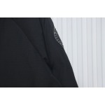 Canada Goose CG Cuffed Solid Color Zip Down Jacket Black 