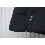 Canada Goose CG Cuffed Solid Color Zip Down Jacket Black 