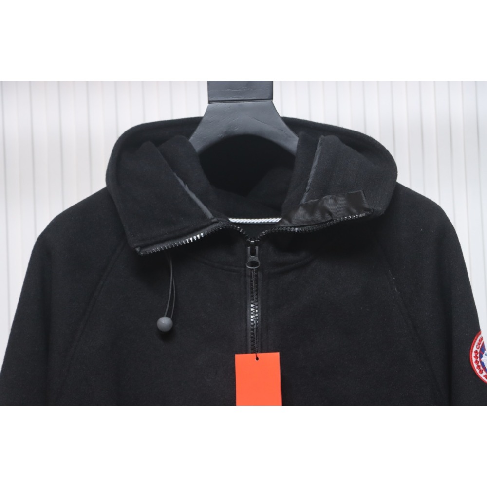 Canada Goose Chilliwack Tweed Fleece Aviator Jacket Black