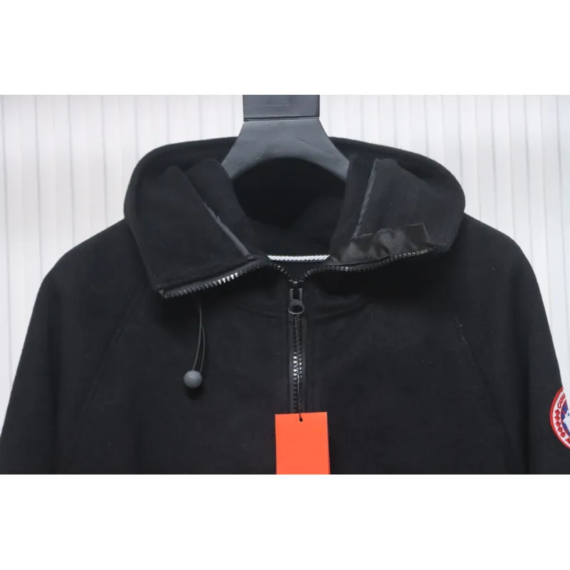 Canada Goose Chilliwack Tweed Fleece Aviator Jacket Black