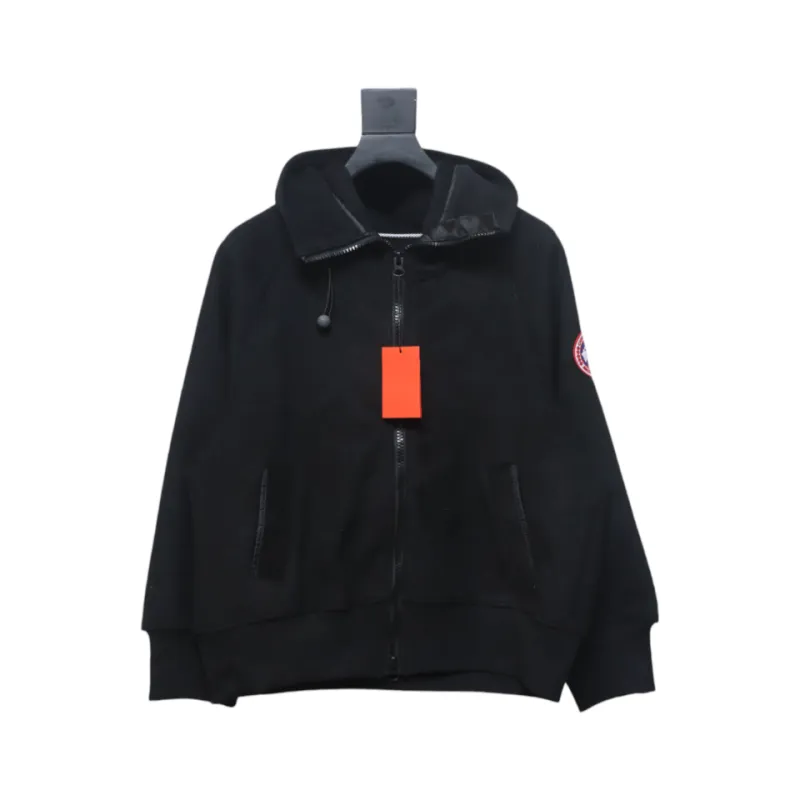 Canada Goose Chilliwack Tweed Fleece Aviator Jacket Black