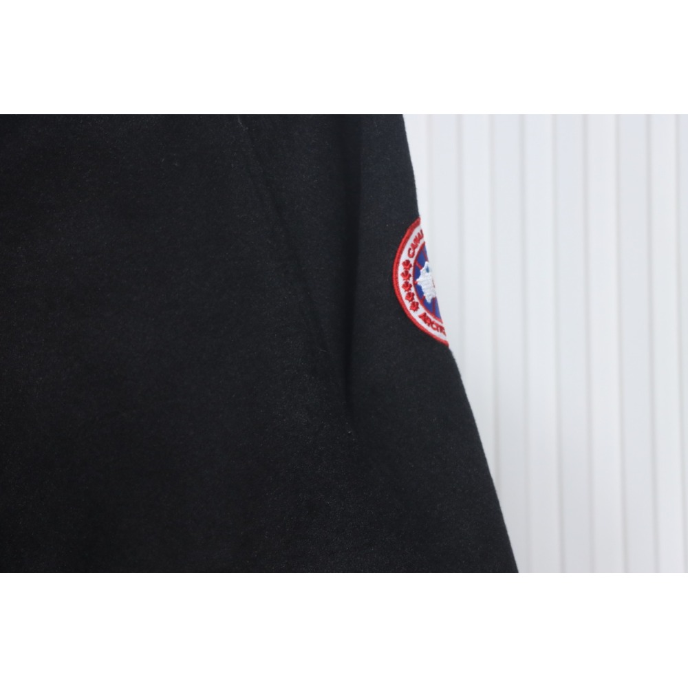 Canada Goose Chilliwack Tweed Fleece Aviator Jacket Black