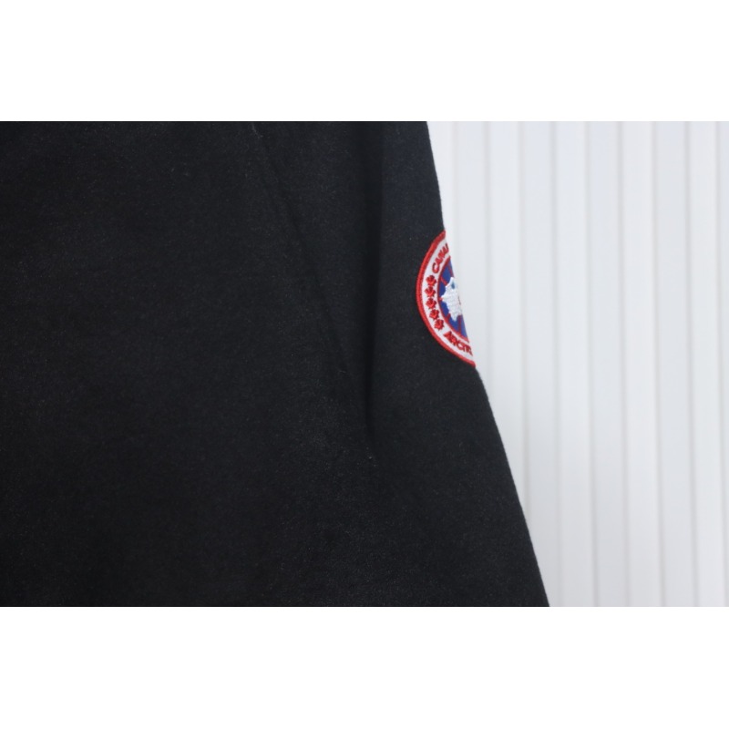 Canada Goose Chilliwack Tweed Fleece Aviator Jacket Black