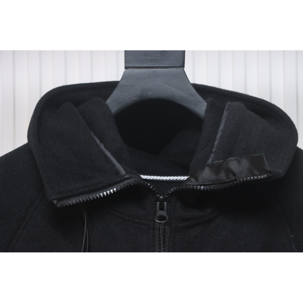 Canada Goose Chilliwack Tweed Fleece Aviator Jacket Black