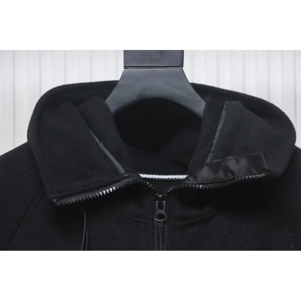 Canada Goose Chilliwack Tweed Fleece Aviator Jacket Black