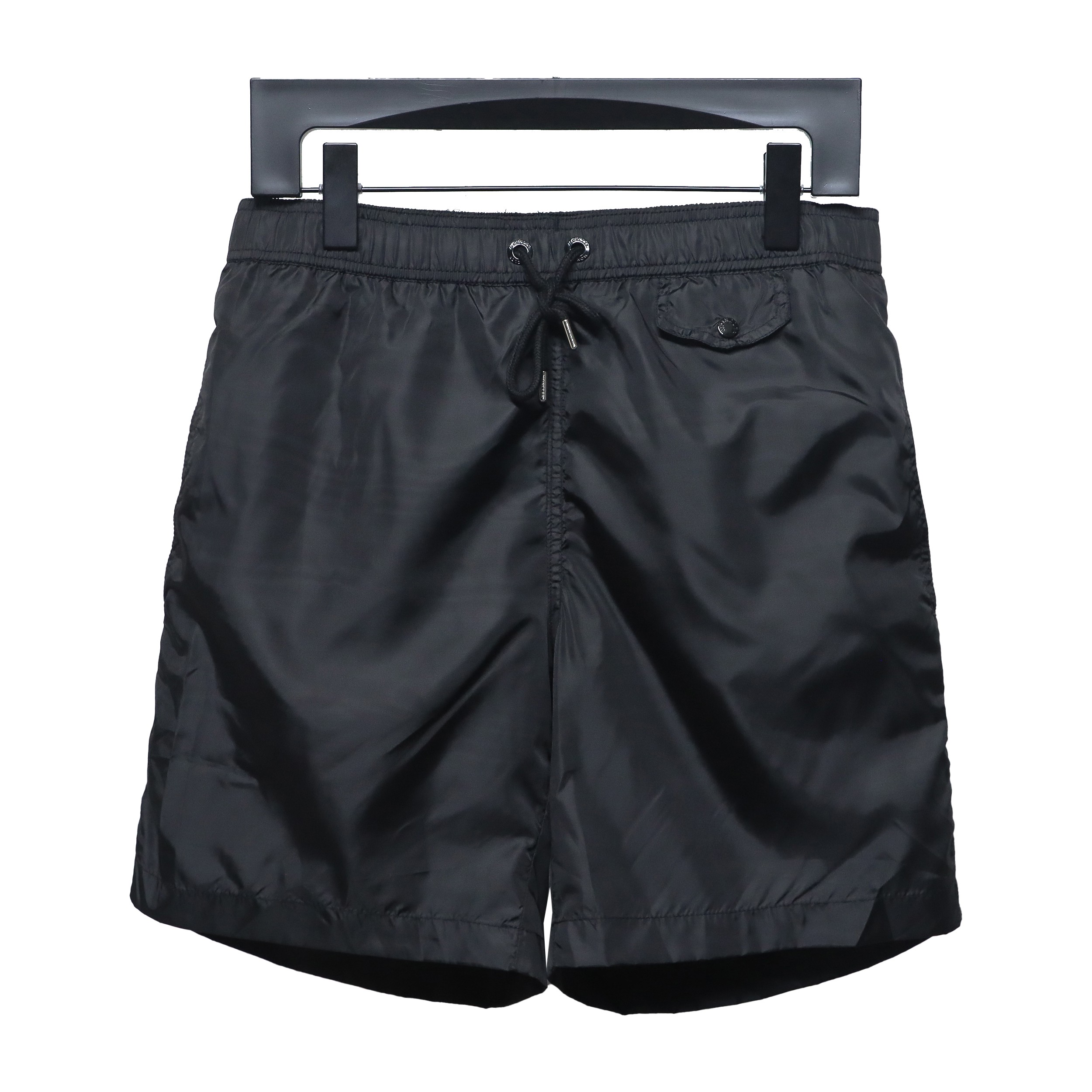 Moncler Classic Pocket Logo Woven Shorts Black