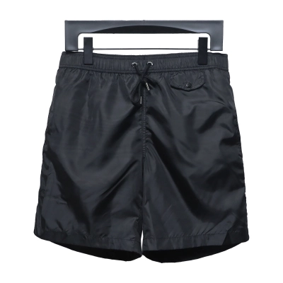 Moncler Classic Pocket Logo Woven Shorts Black 02