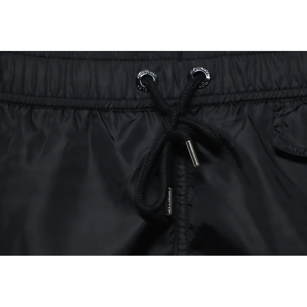 Moncler Classic Pocket Logo Woven Shorts Black