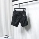 Moncler Classic Pocket Logo Woven Shorts Black